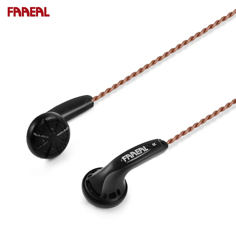 FAAEAL Earphones Iris 2.0 In Ear Earbuds 3.5mm Durable Wired Ear Buds Good Bass Music Headphones Running Sports Gaming Headsets