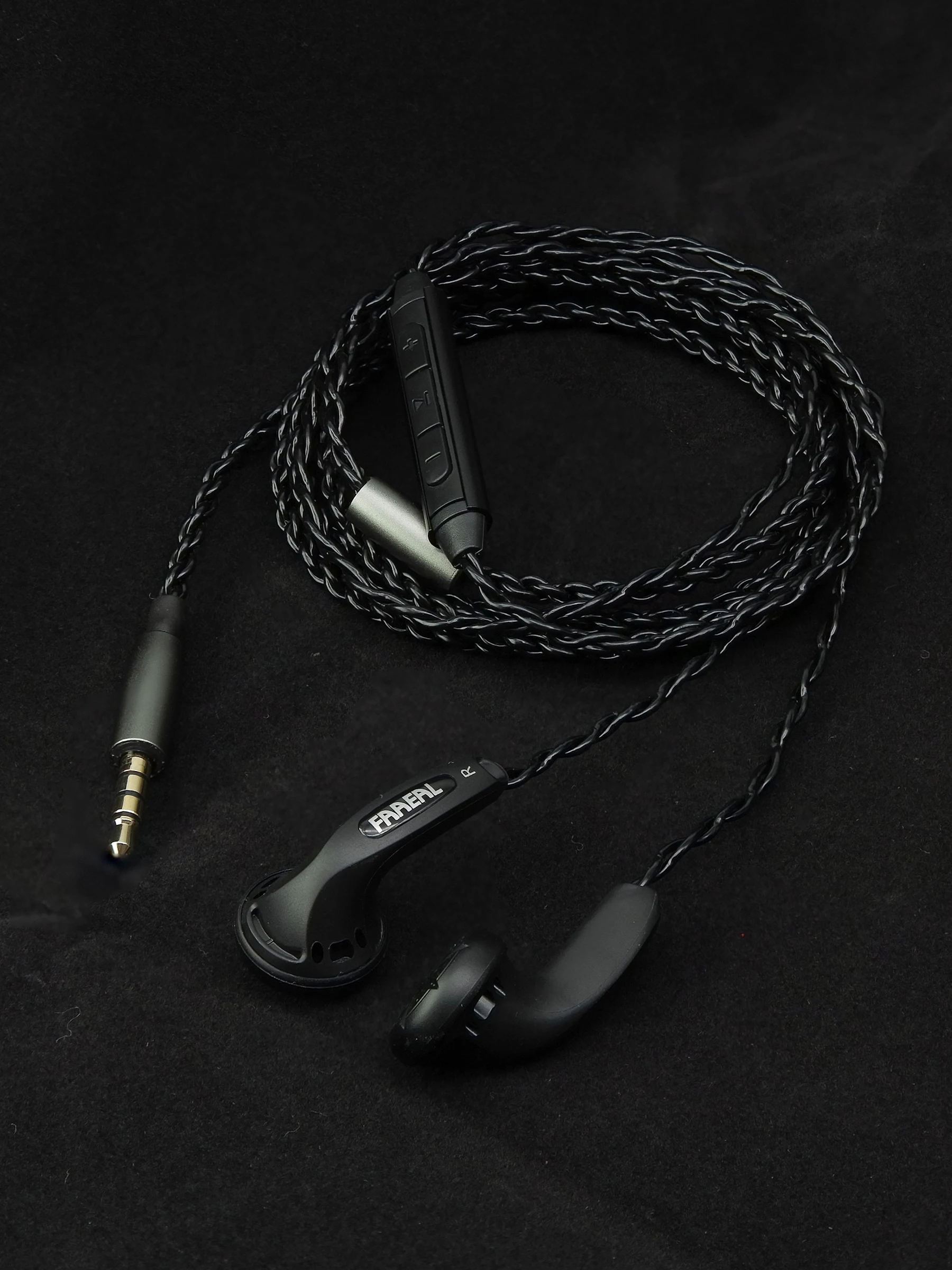 FAAEAL Earphones Iris 2.0 In Ear Earbuds 3.5mm Durable Wired Ear Buds Good Bass Music Headphones Running Sports Gaming Headsets