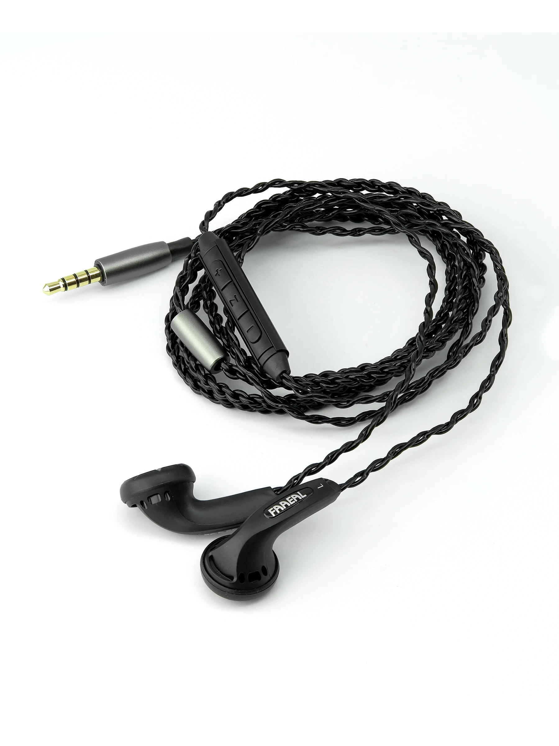 FAAEAL Earphones Iris 2.0 In Ear Earbuds 3.5mm Durable Wired Ear Buds Good Bass Music Headphones Running Sports Gaming Headsets