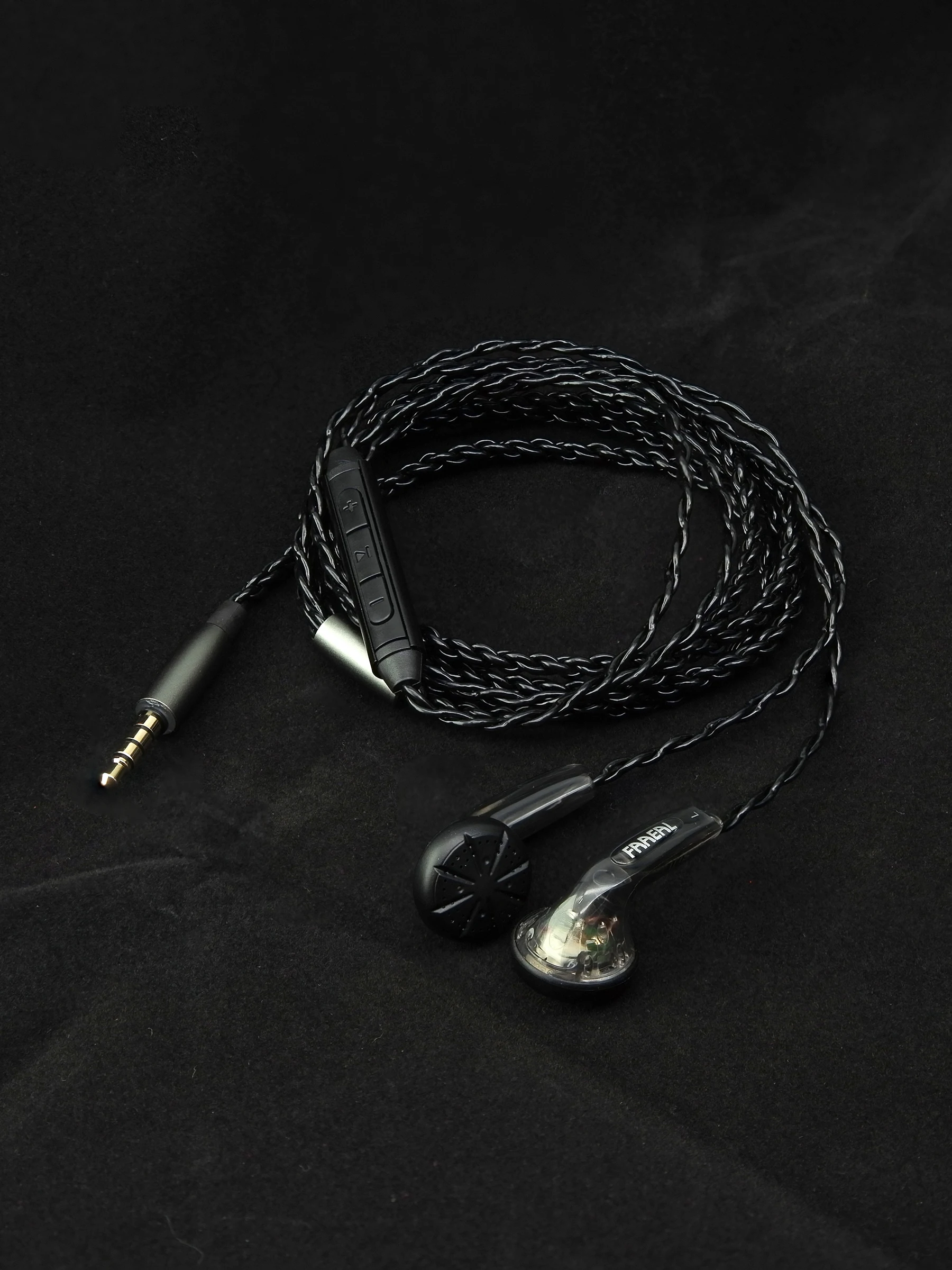 FAAEAL Earphones Iris 2.0 In Ear Earbuds 3.5mm Durable Wired Ear Buds Good Bass Music Headphones Running Sports Gaming Headsets