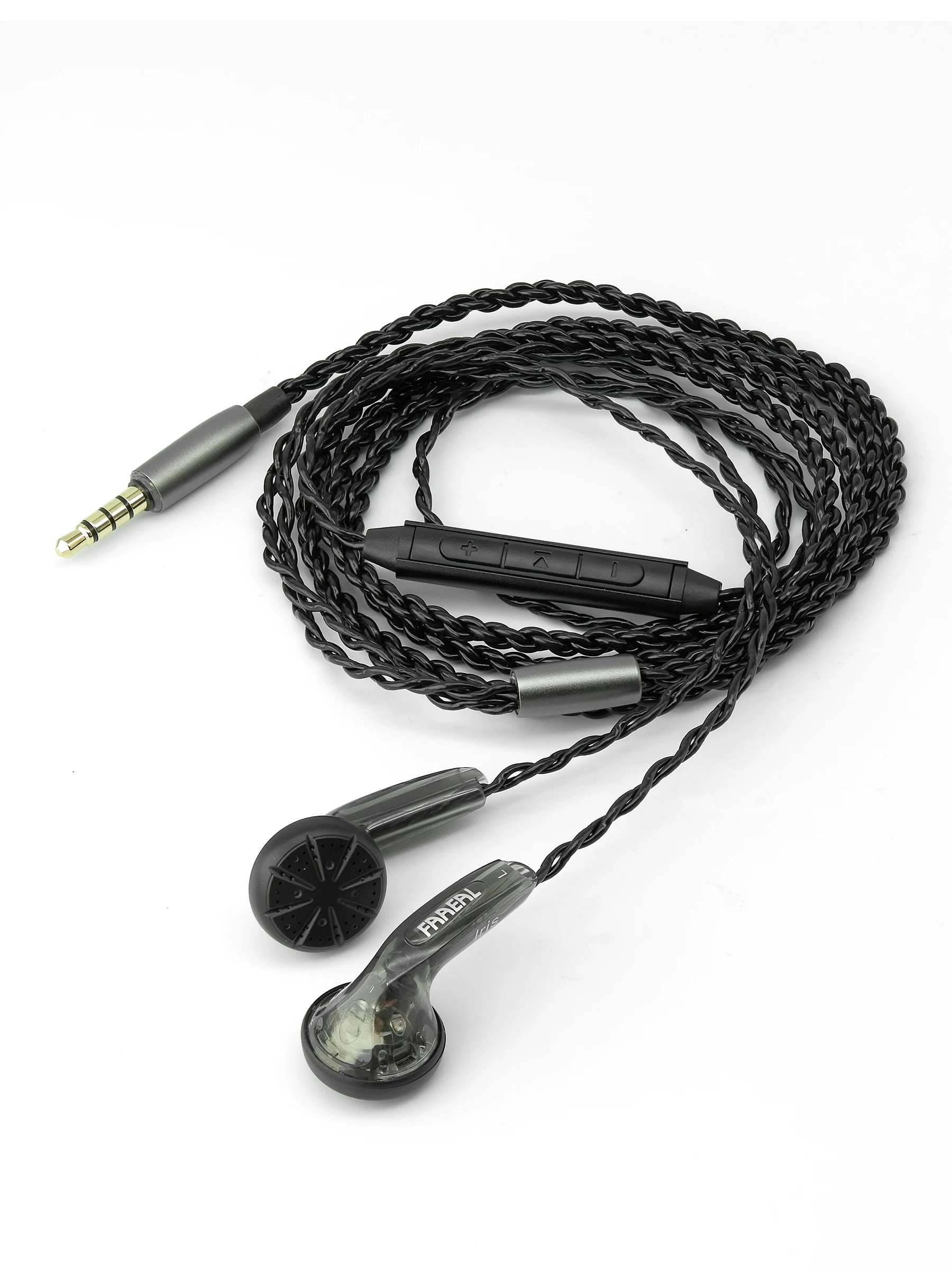 FAAEAL Earphones Iris 2.0 In Ear Earbuds 3.5mm Durable Wired Ear Buds Good Bass Music Headphones Running Sports Gaming Headsets
