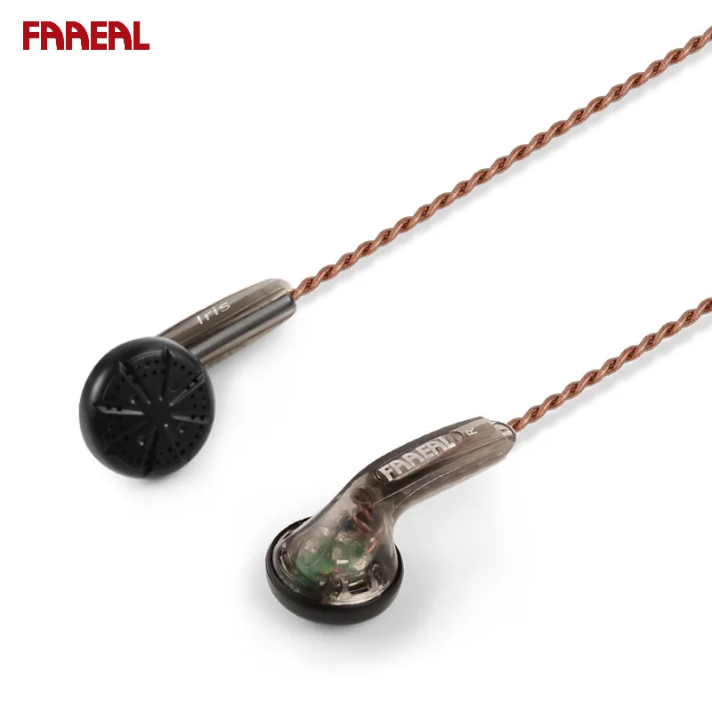 FAAEAL Earphones Iris 2.0 In Ear Earbuds 3.5mm Durable Wired Ear Buds Good Bass Music Headphones Running Sports Gaming Headsets