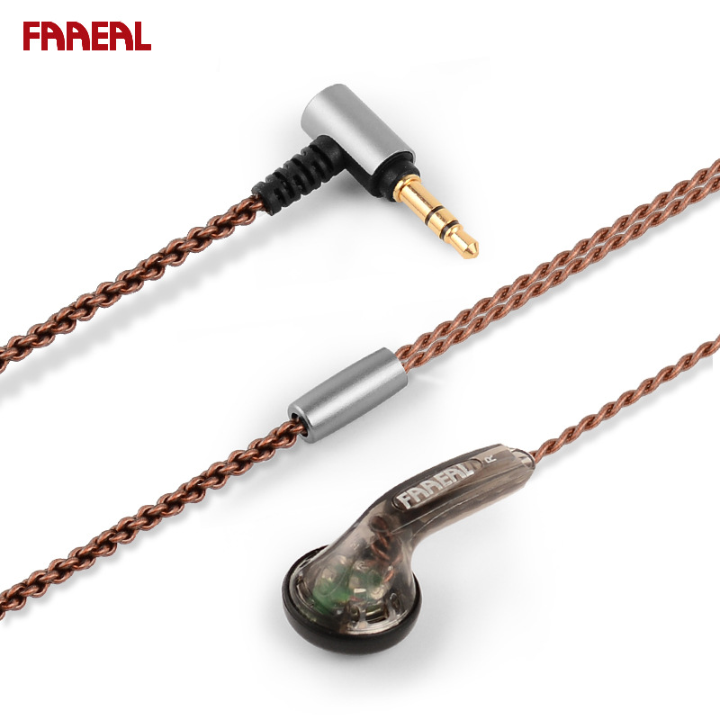 FAAEAL Earphones Iris 2.0 In Ear Earbuds 3.5mm Durable Wired Ear Buds Good Bass Music Headphones Running Sports Gaming Headsets