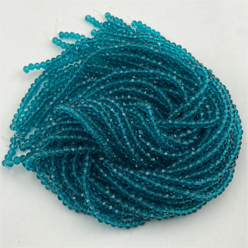 2 3 4 6 8mm Crystal Beads Faceted Rondelle Glass Loose Spacer Beads DIY for Jewelry Making Bracelets Earrings Needlework #02996