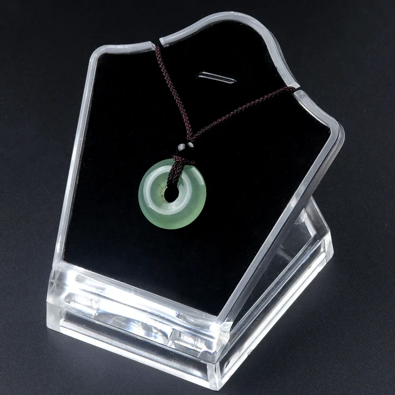 20mm Circle Donut Healing Crystals Necklace Natural Chakra Gemstone Stone Amulet Lucky Coin Donuts Charm Protection Quartz Agate