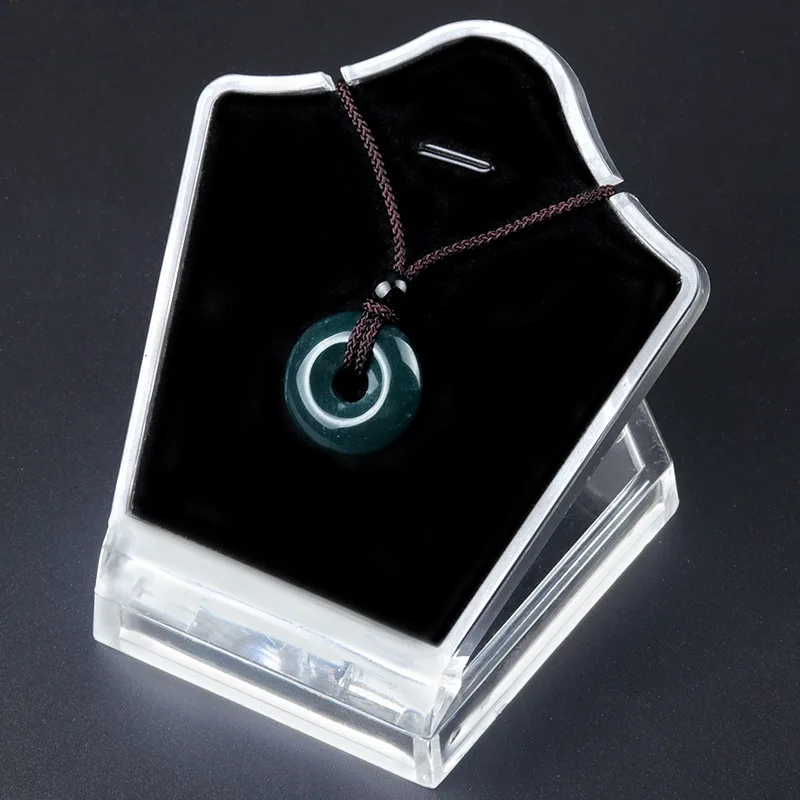 20mm Circle Donut Healing Crystals Necklace Natural Chakra Gemstone Stone Amulet Lucky Coin Donuts Charm Protection Quartz Agate