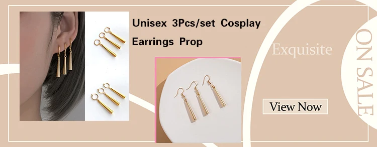 Kiss Jewelry Titanium Steel Punk Cool Men Women Ear Clip Stud Earrings Long Stick Pendant Fashion Hip Hop Drop Party Earring