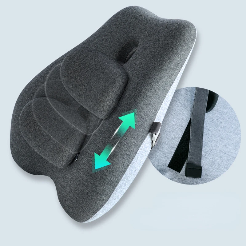 Waist Pillow Office Seat Back Memory Cotton Can Be Adjusted To Not Collapse Back Pillow Support Cushion