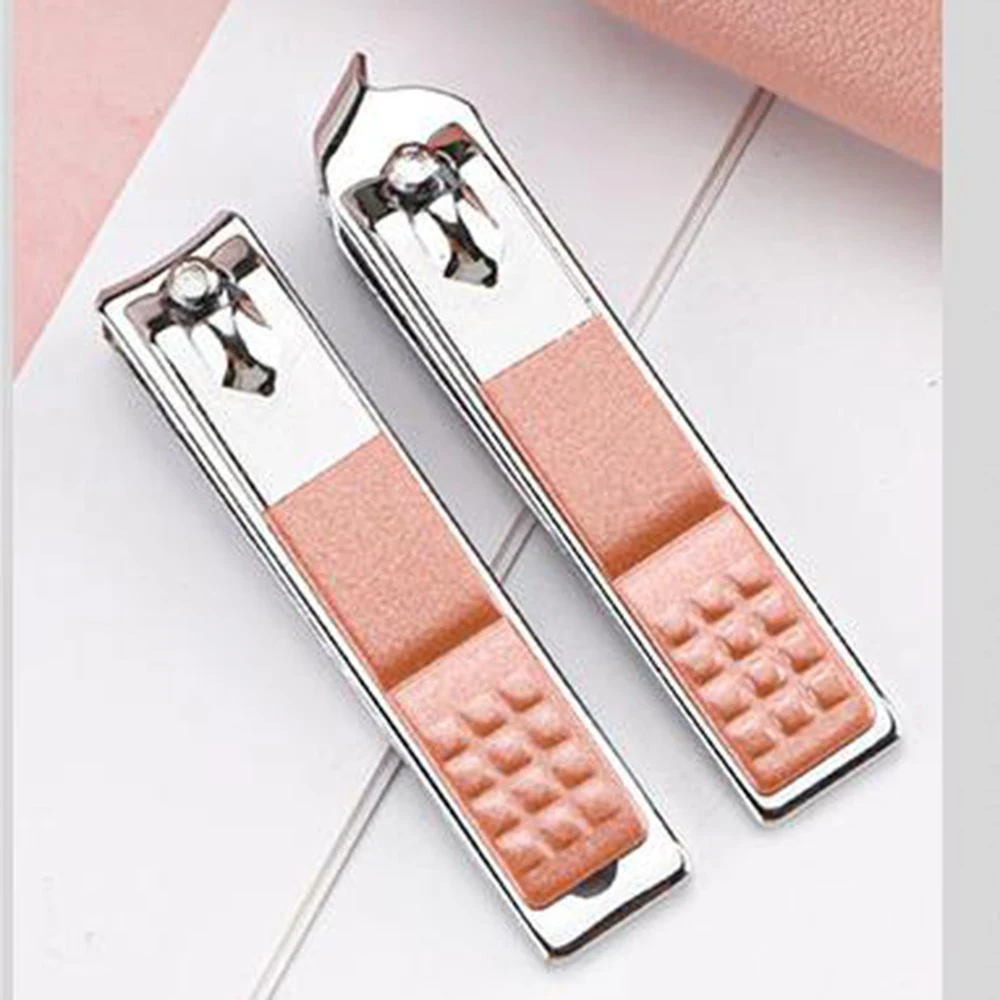 Nail Care 7pcs Cutter Scissor Tweezer Clipper Manicure Pedicure Kit Set With Colorful PU Leather Case