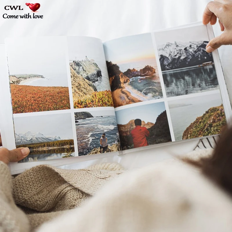 12inch DIY Vertical Custom-Made Photo Album, Baby Grow-Up Design, Wedding Anniversary, Family Vacation, Ceremony Gifts Photobook