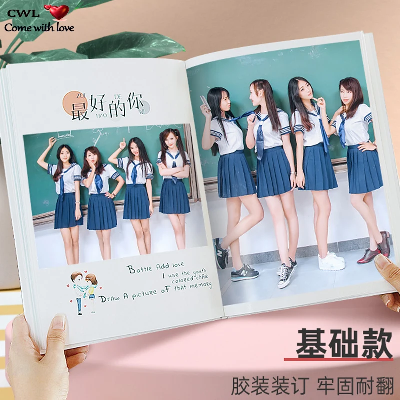 12inch DIY Vertical Custom-Made Photo Album, Baby Grow-Up Design, Wedding Anniversary, Family Vacation, Ceremony Gifts Photobook