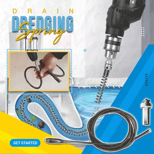 1-3m Pipe Dredging Tool Spring Pipe Sewer Pipe Unblocker Sinks Basin Pipeline Clogged Remover Tools Bathroom Kitchen Drain Clean