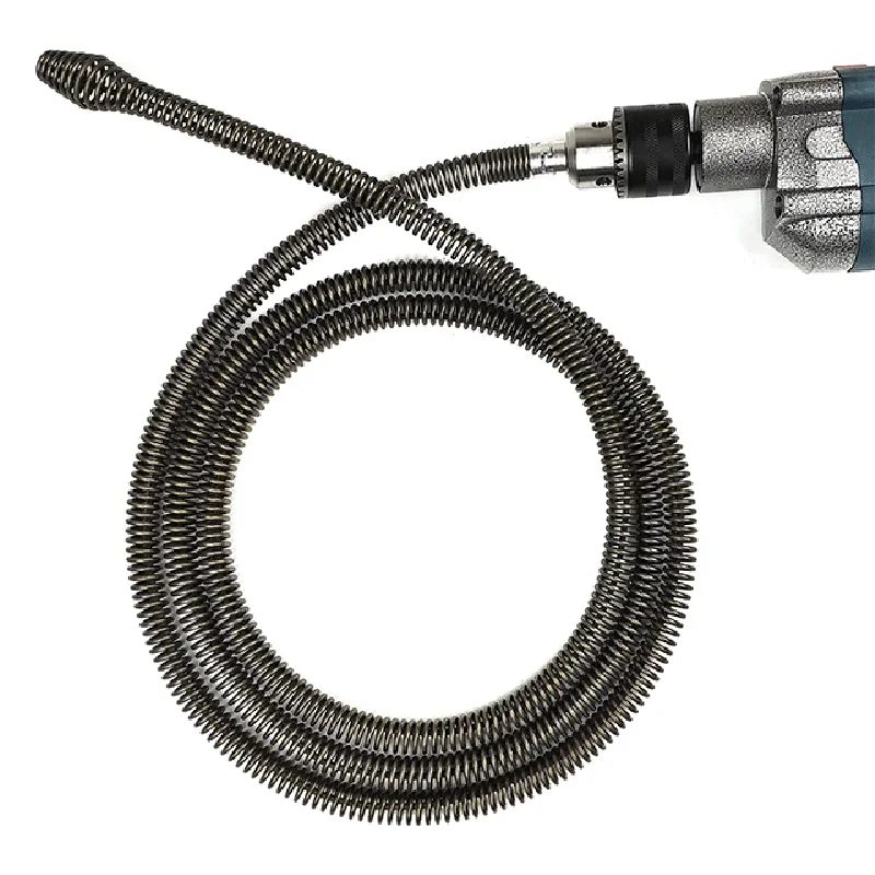 1-3m Pipe Dredging Tool Spring Pipe Sewer Pipe Unblocker Sinks Basin Pipeline Clogged Remover Tools Bathroom Kitchen Drain Clean