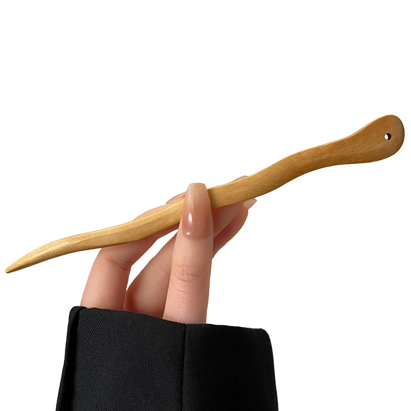 Chinese Wood Hair Stick Simple Girla Daily Hairpin Chopstick Vintage Han Costume Headpiece For Women Classic Hair Bun Jewelry