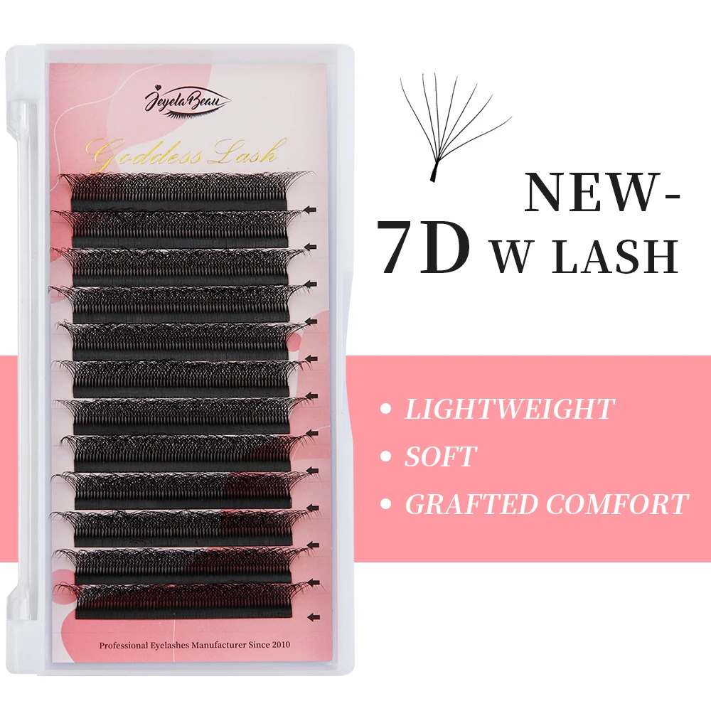 Goddess W Shaped Bloom 3D 4D 5D 6D 7D 8D Automatic Flowering Premade Fans Eyelashes Extensions Natural Soft YY Individual Lashes