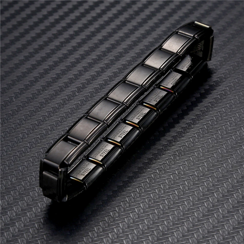 9 mm Wide Stainless Steel Bracelets Simple Trendy Style Daily Wear Silver-Color Charm Bracelet For Women On Party Unisex Style