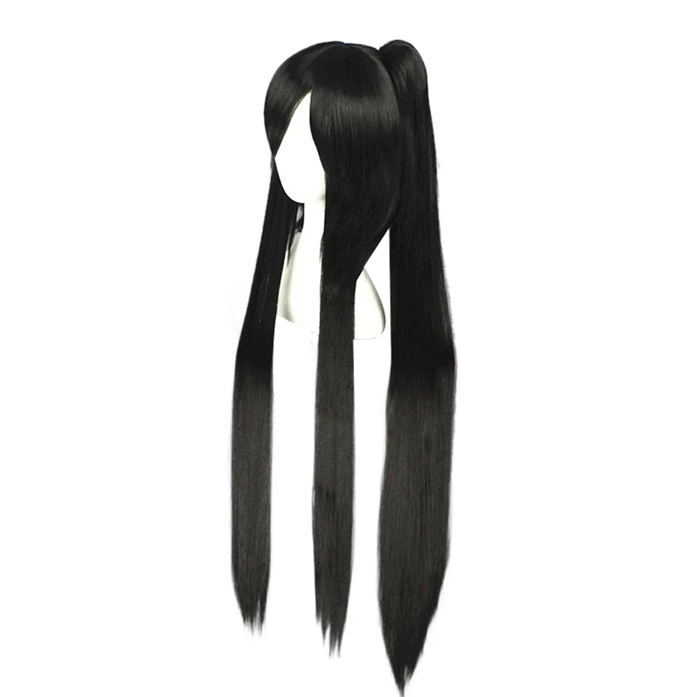 HAIRJOY Synthetic Hair Cosplay Wigs Long Ponytail Black Purple Red Grey Wig High Temperature Fiber