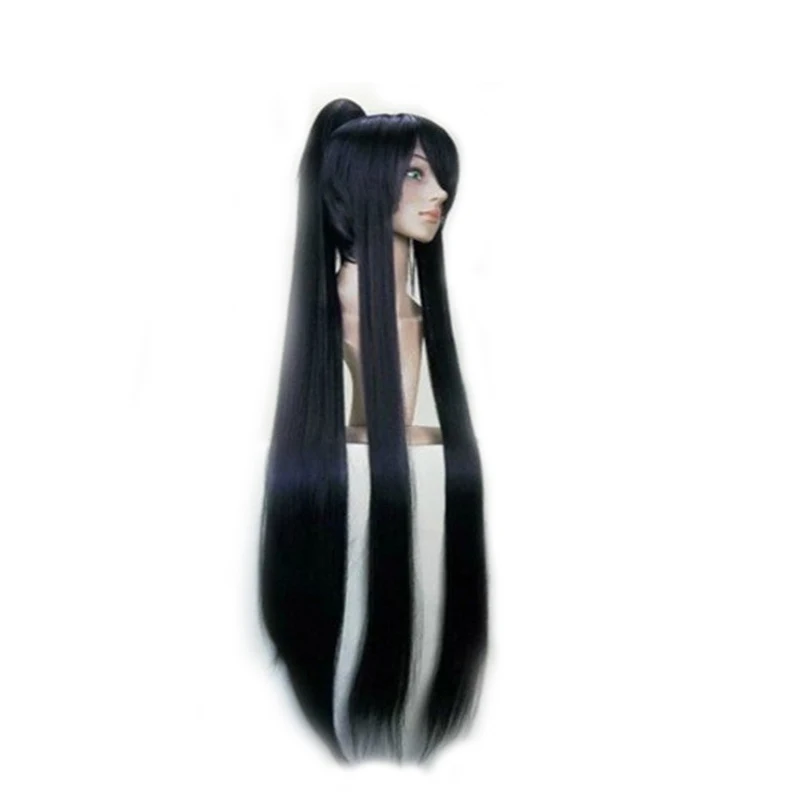 HAIRJOY Synthetic Hair Cosplay Wigs Long Ponytail Black Purple Red Grey Wig High Temperature Fiber