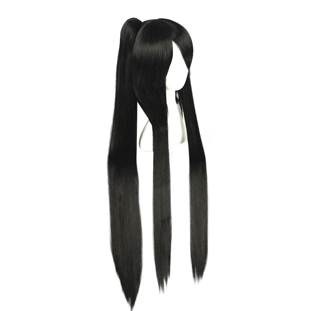 HAIRJOY Synthetic Hair Cosplay Wigs Long Ponytail Black Purple Red Grey Wig High Temperature Fiber