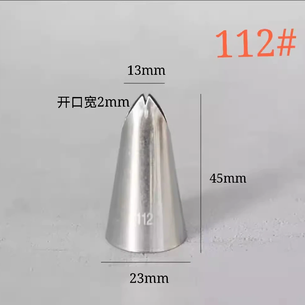 #112 #113 #114 #115 Leaf Shape Piping Nozzle 4 Pcs Set Pastry Icing Tips For Cake Cream Decorating Baking DIY