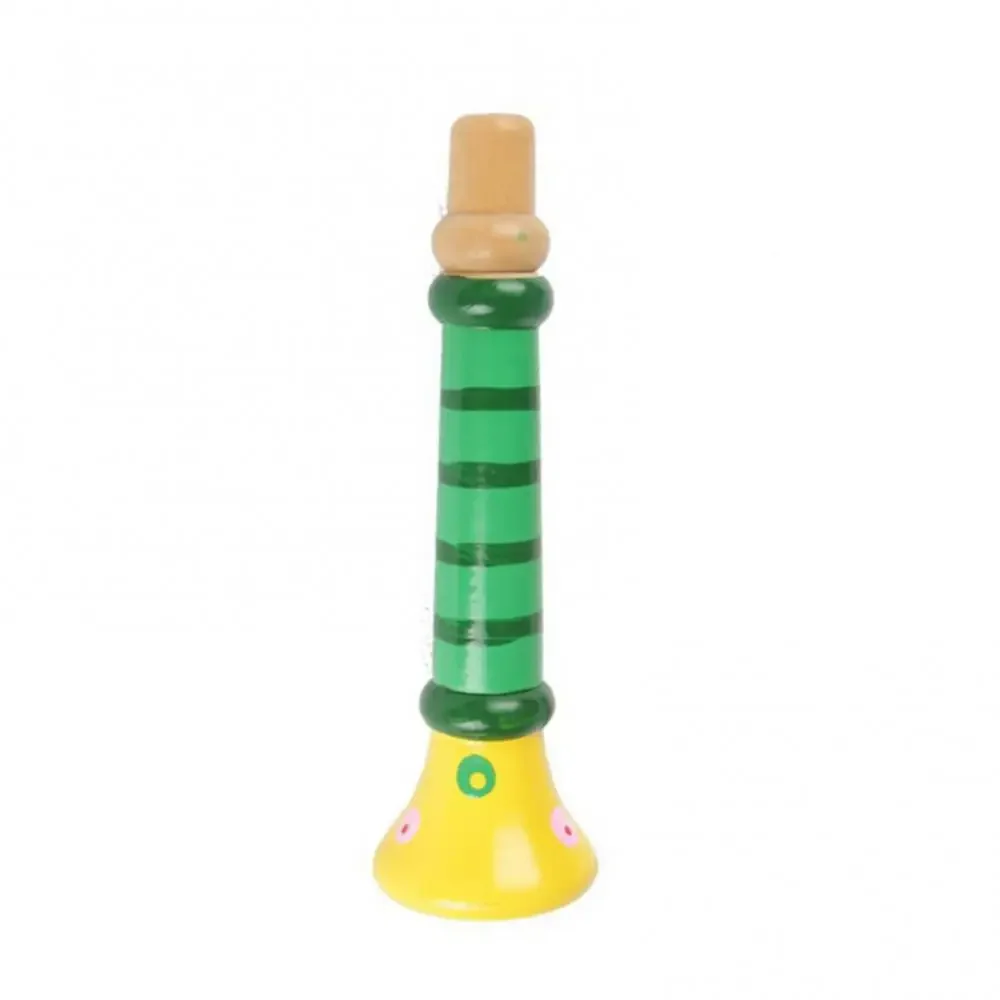 KTV Party Wooden Trumpet Toy Horn Whistle Musical Instrument for Toys Sound Training Games