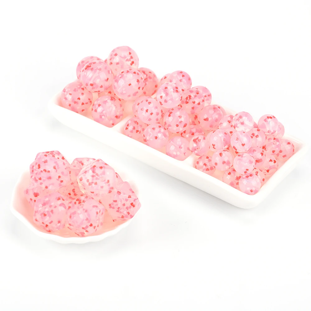 LOFCA 20Pcs Silicone Bead 15MM Food grade silicone beads Used in jewelry making Necklace Bracelets Keychain Jewelry accessories