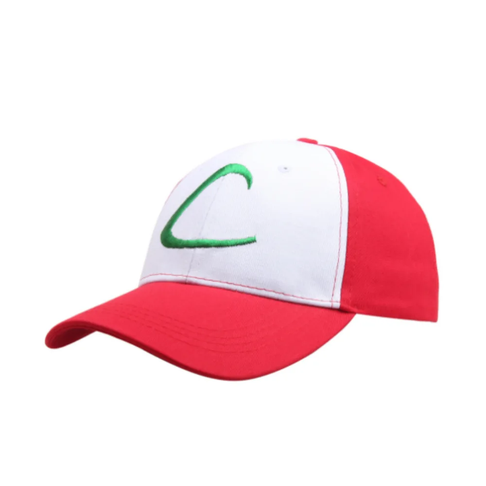 Anime P-PokemonING Go Blue Jacket Costume Boys Girls Ash Ketchum Cosplay for carnival Party Trainer Cap and Gloves Set