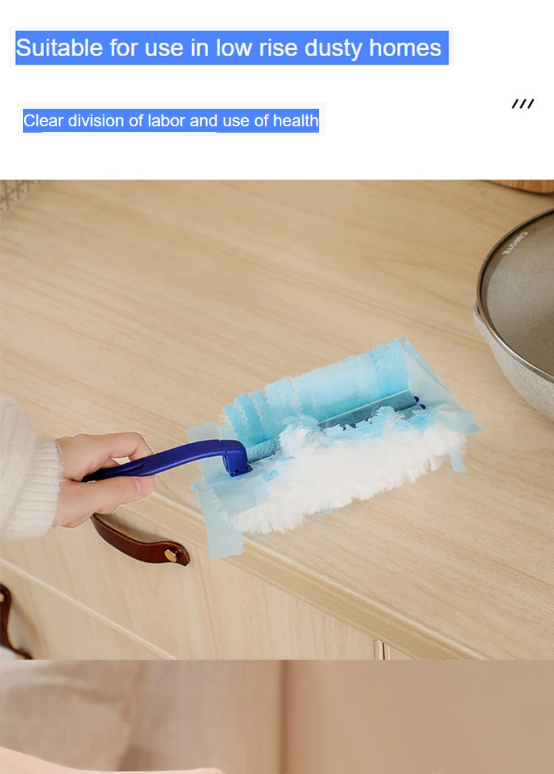 Electrostatic Dust Collector For Household Disposable Fiber Cloth Tabletop Cleaning Sweeping and Cleaning