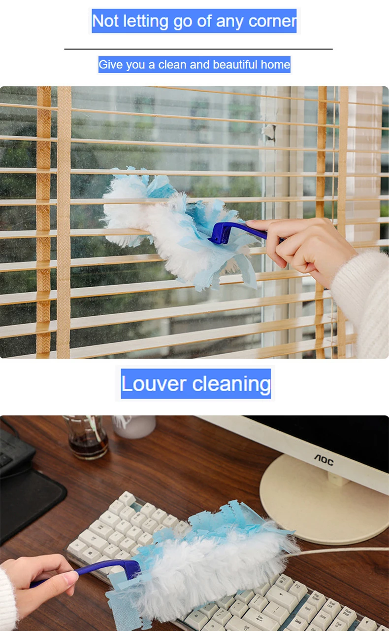Electrostatic Dust Collector For Household Disposable Fiber Cloth Tabletop Cleaning Sweeping and Cleaning