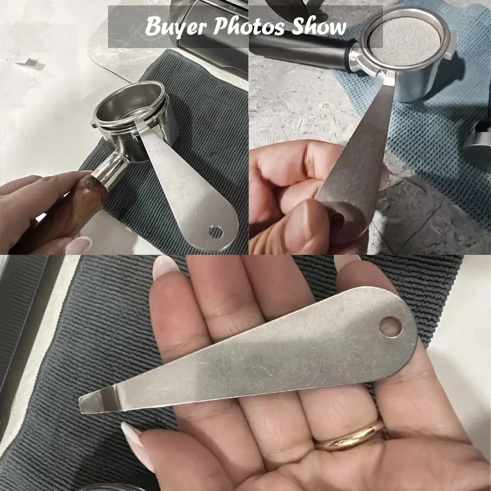 2026 Stainless Steel Coffee Portafilter Remover Tool Durable Espresso Machine Accessory for Coffee Powder Cup Disassembly