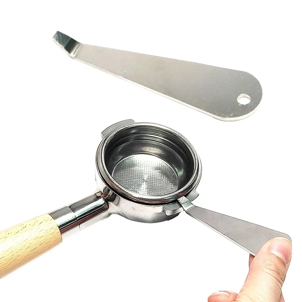 2026 Stainless Steel Coffee Portafilter Remover Tool Durable Espresso Machine Accessory for Coffee Powder Cup Disassembly