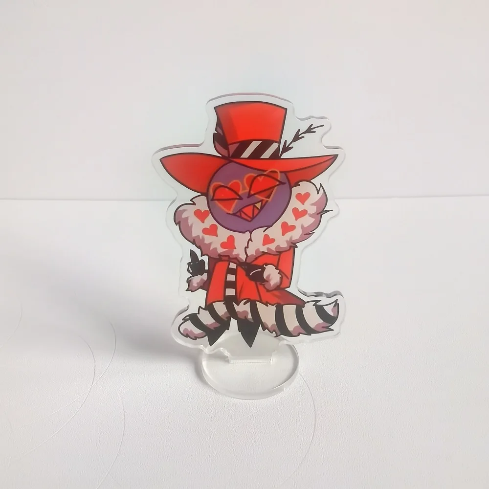 Anime Hazbin Hotel Alastor Morningstar Cosplay Stand Acrylic Cartoon Figure Standing Birthday Gifts Bag Decor Collection