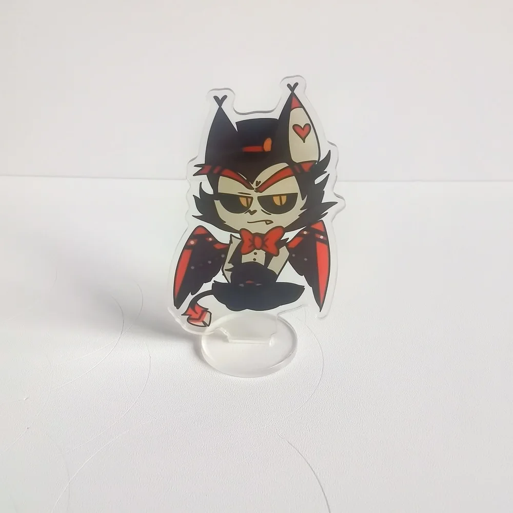 Anime Hazbin Hotel Alastor Morningstar Cosplay Stand Acrylic Cartoon Figure Standing Birthday Gifts Bag Decor Collection
