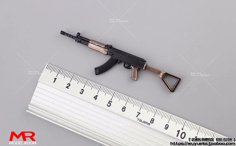 1/12 Scale Mini Sniper Rifle Gun Model AKM M4A1 98K Scene Accessories Fit 6'' Male Female Soldier Action Figure Body