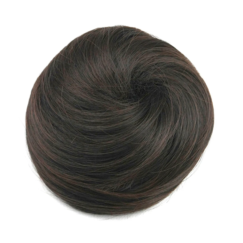 Soowee Synthetic Chignon Adjustable Hair Bun Hair Scrunchies Extension Curly Updo Hairpiece For Women