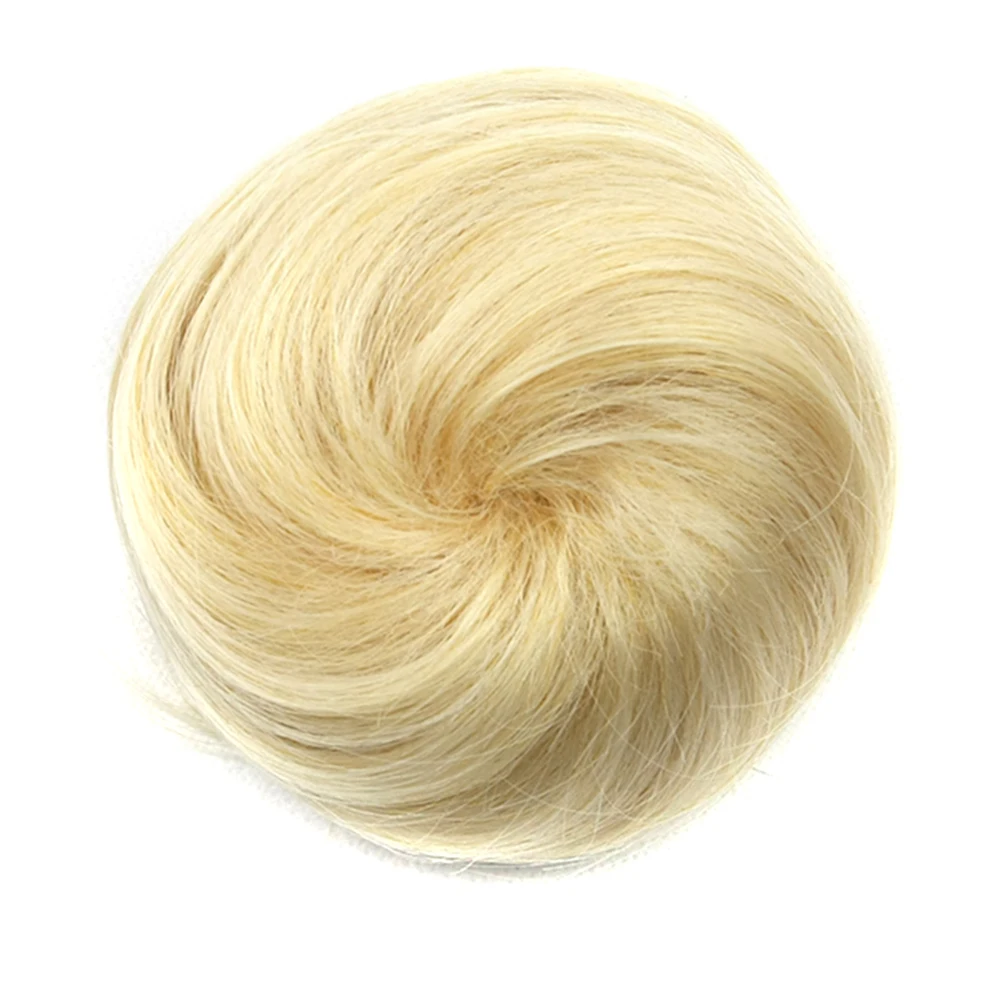Soowee Synthetic Chignon Adjustable Hair Bun Hair Scrunchies Extension Curly Updo Hairpiece For Women