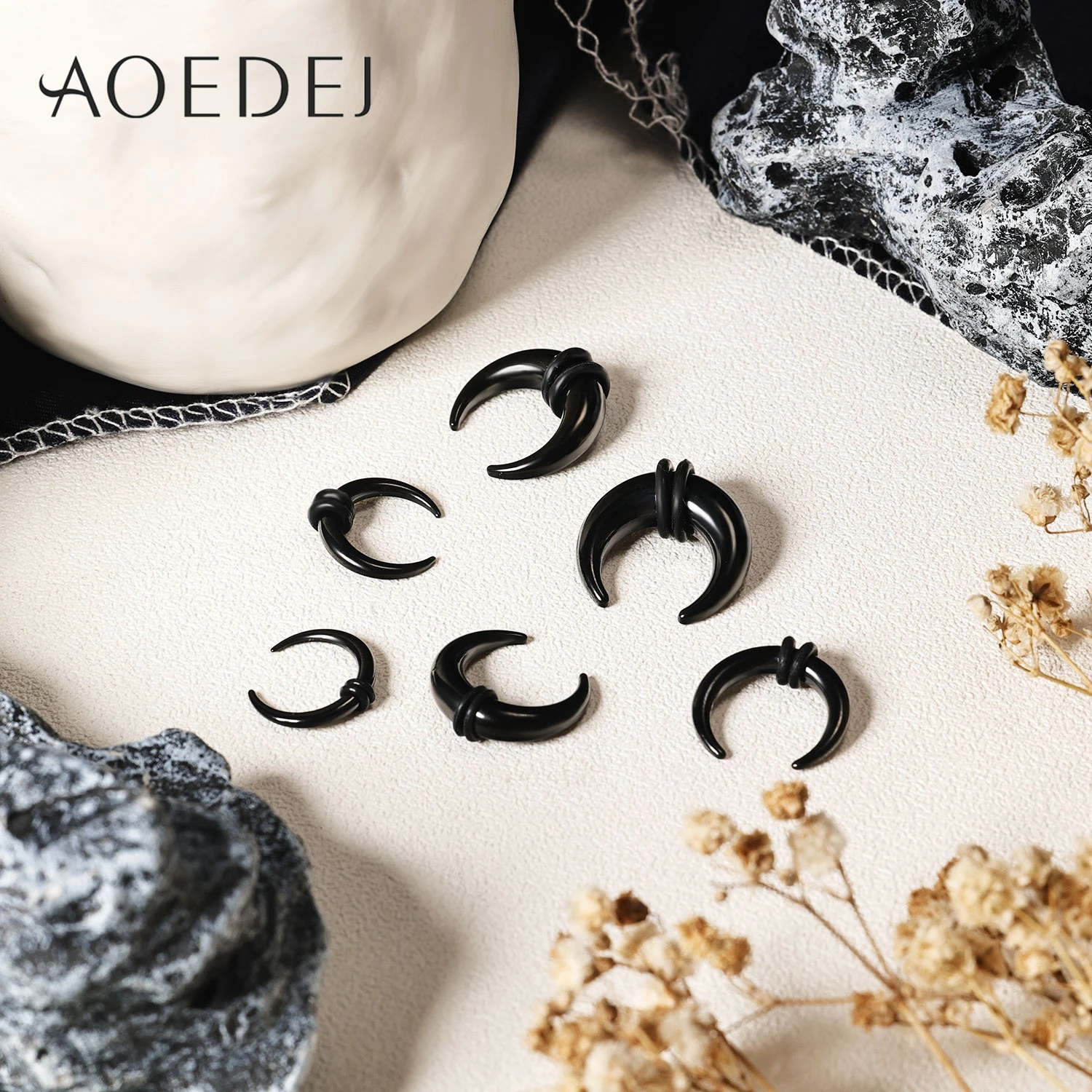 AOEDEJ 1 Piece Punk Stainless Steel Nose Ring 8-25mm Horseshoe Shape Septum Rings Nose Studs Earring Men Body Piercing Jewelry