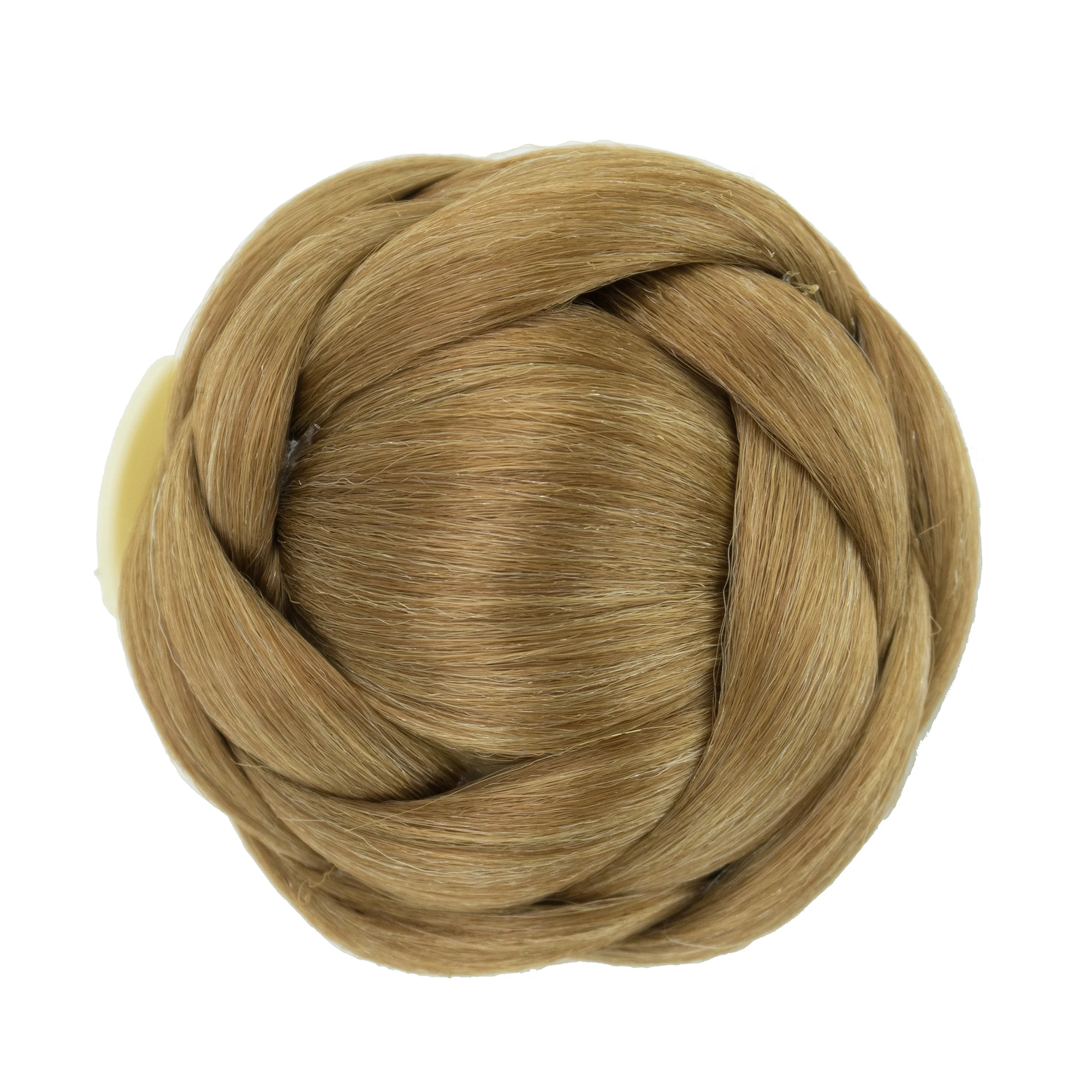 Soowee Synthetic Hair Braided Chignon Dancer Hair Donut Hairpieces Scrunchie Claw Hair Bun Updo for Wedding Party