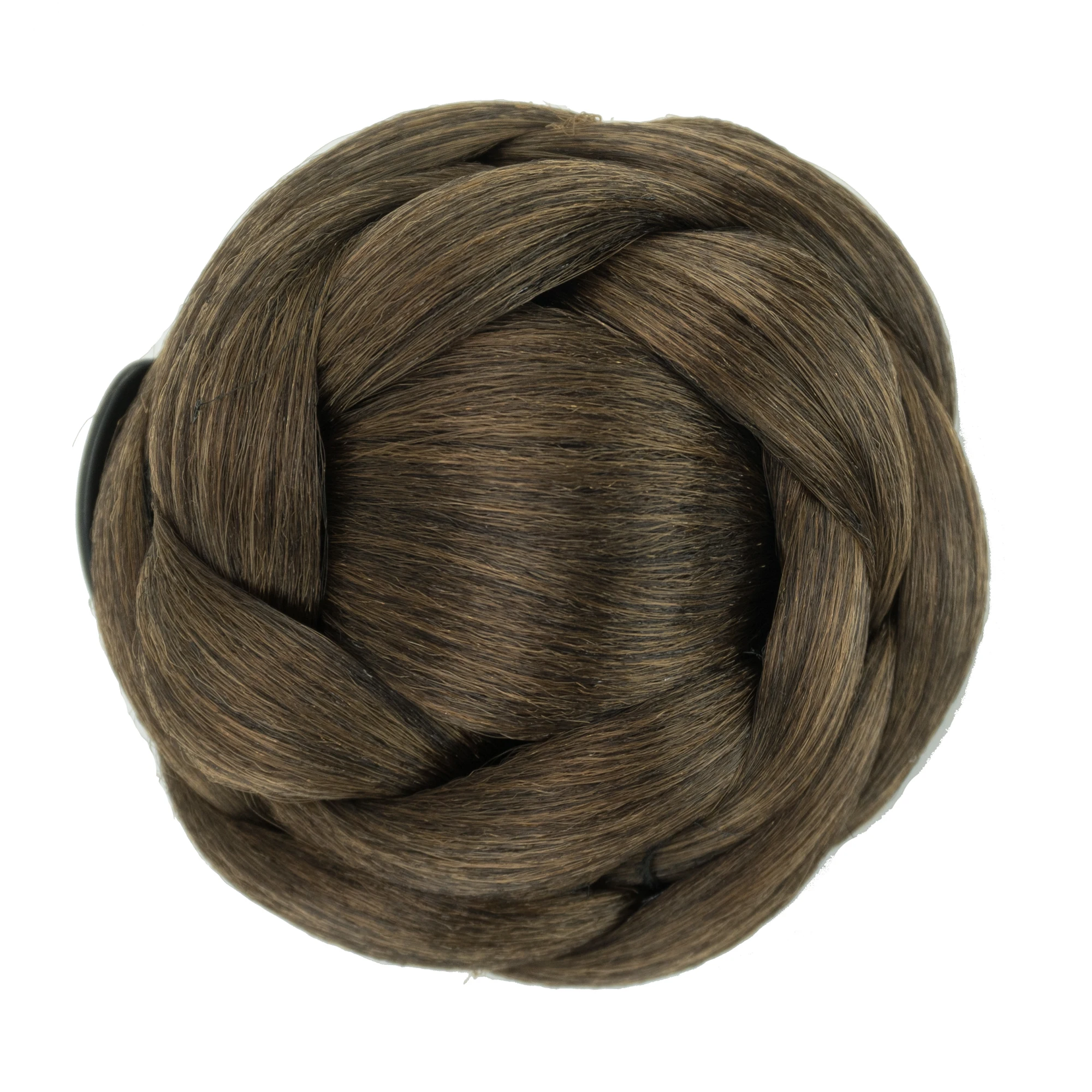 Soowee Synthetic Hair Braided Chignon Dancer Hair Donut Hairpieces Scrunchie Claw Hair Bun Updo for Wedding Party