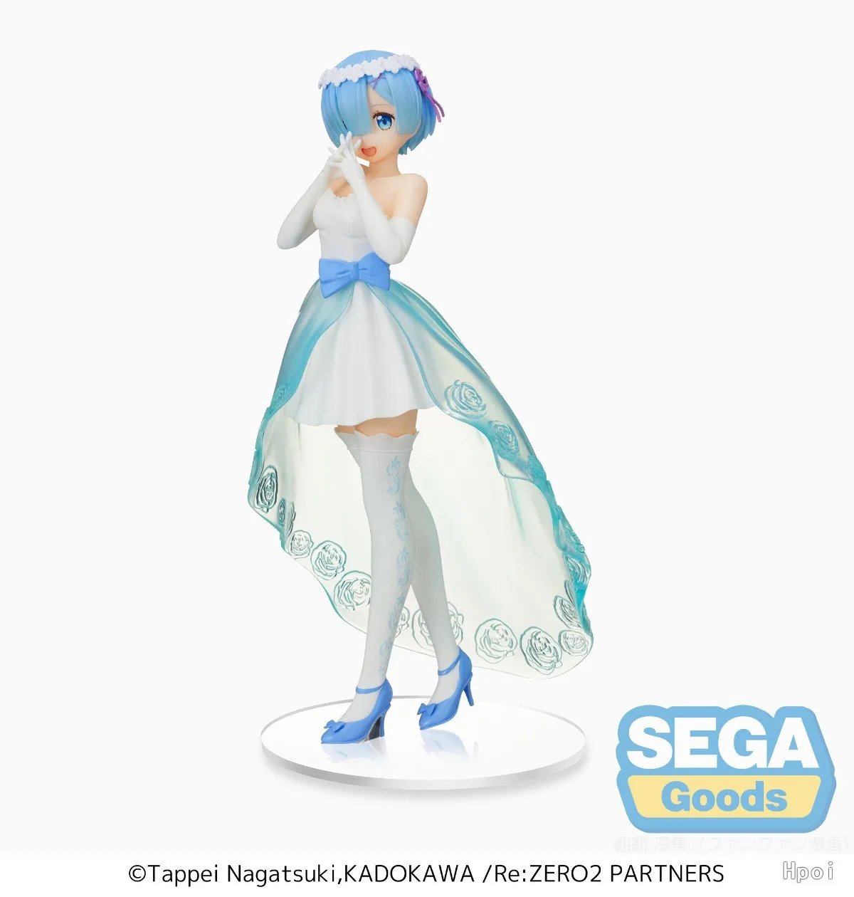 Anime Rem Figure Wedding Dress Crystal Dress Dress Up Figure RE: Zero-Starting Life in Another World Model Toy Action Figure