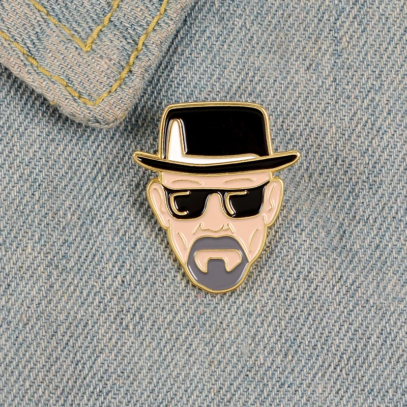 QIHE JEWELRY Enamel Pins Movie Fans Metal Brooches Badges Denim Clothes Women Pins Gifts
