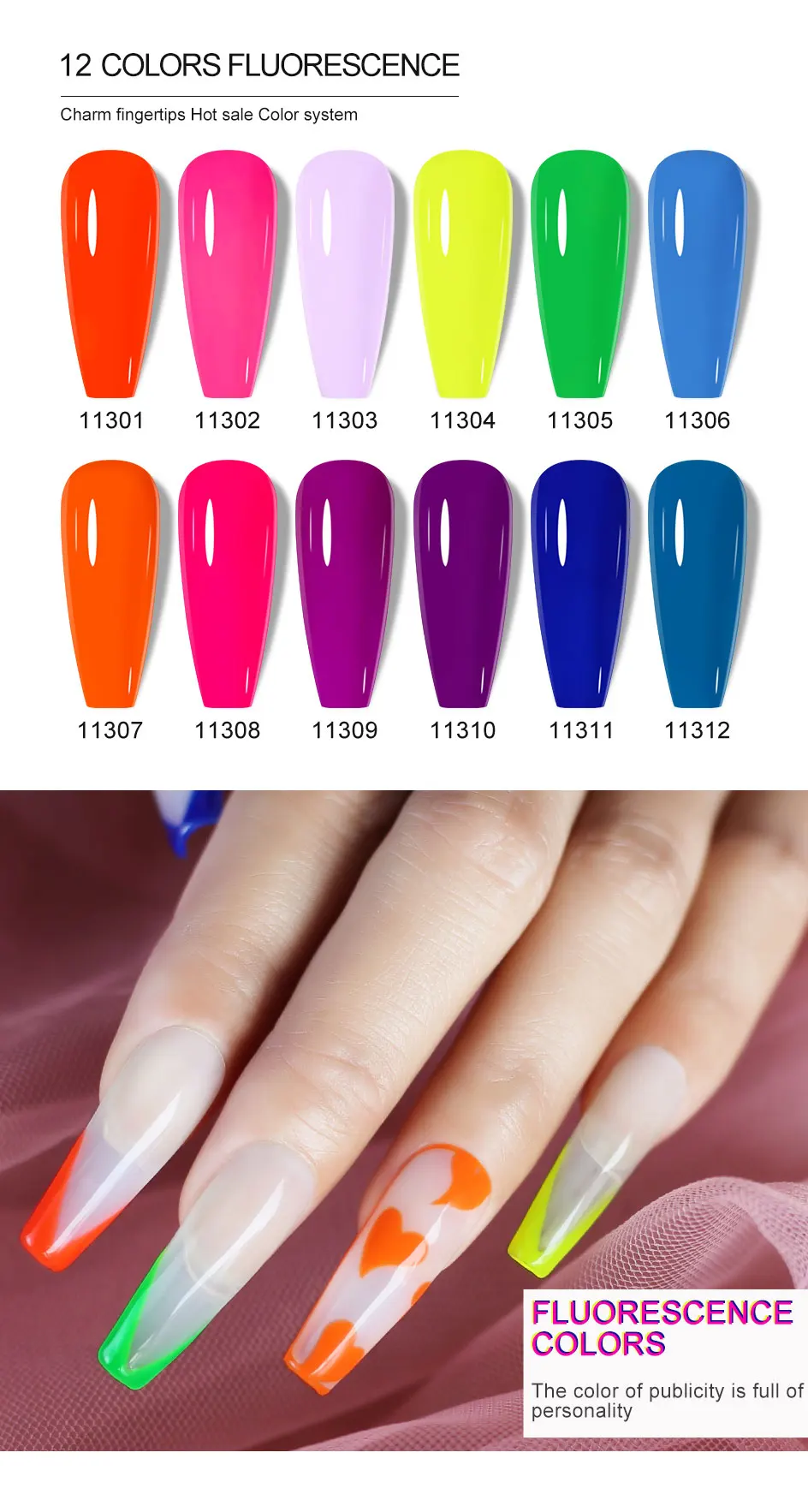 Clou Beaute HEMA TPO FREE Gel Nail Polish Semi-permanent Hybrid Black Red Color Gel Polish Nail Art UV Nail Enamels Varnish