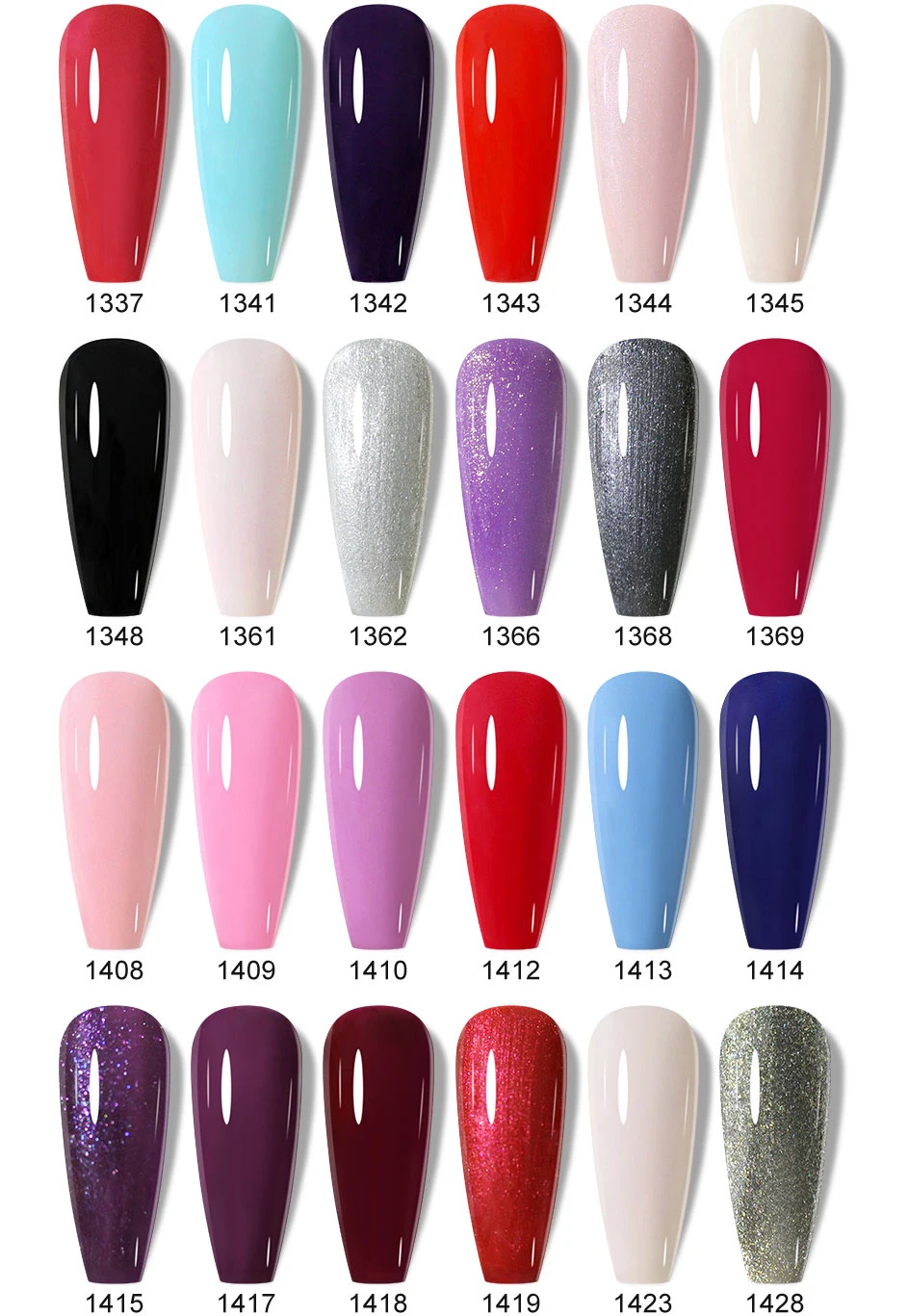 Clou Beaute HEMA TPO FREE Gel Nail Polish Semi-permanent Hybrid Black Red Color Gel Polish Nail Art UV Nail Enamels Varnish