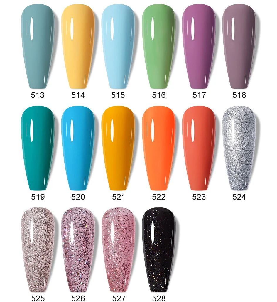 Clou Beaute HEMA TPO FREE Gel Nail Polish Semi-permanent Hybrid Black Red Color Gel Polish Nail Art UV Nail Enamels Varnish
