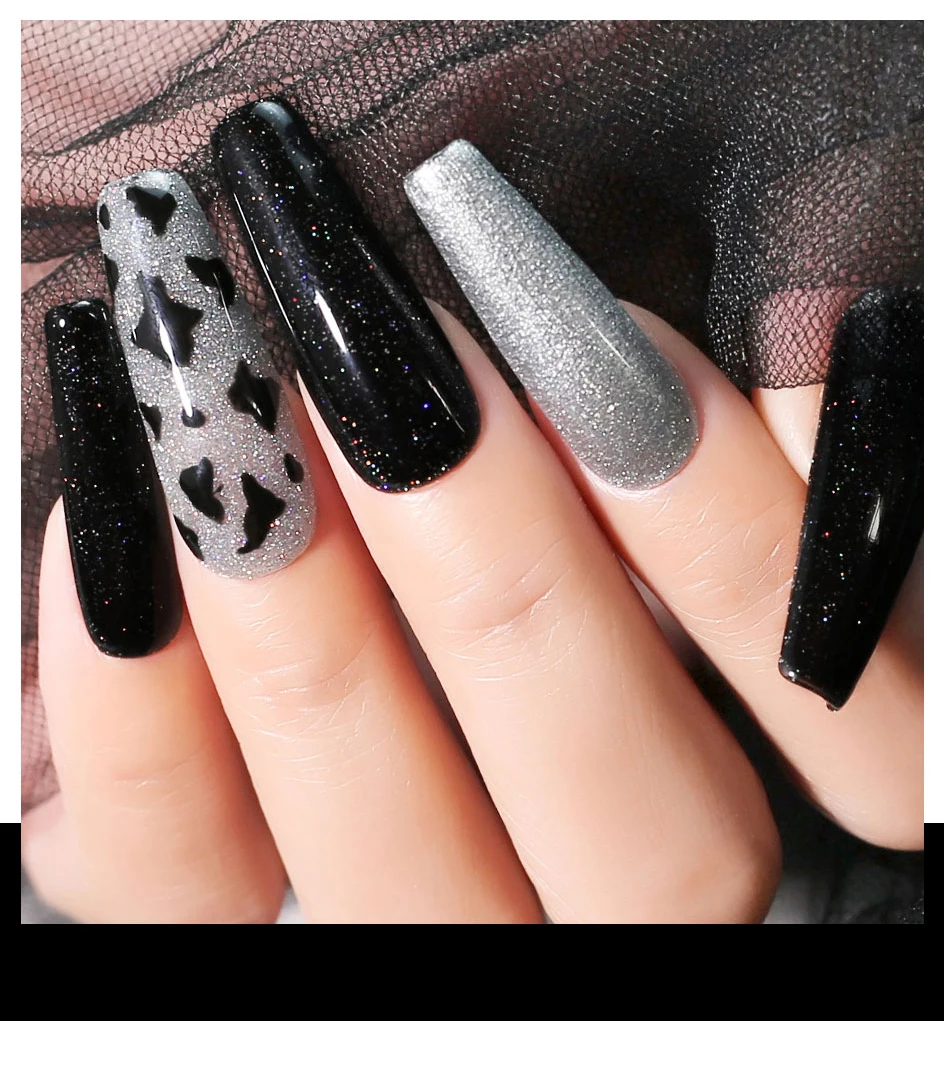 Clou Beaute HEMA TPO FREE Gel Nail Polish Semi-permanent Hybrid Black Red Color Gel Polish Nail Art UV Nail Enamels Varnish