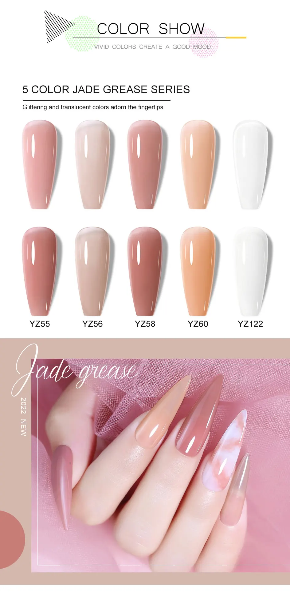 Clou Beaute HEMA TPO FREE Gel Nail Polish Semi-permanent Hybrid Black Red Color Gel Polish Nail Art UV Nail Enamels Varnish