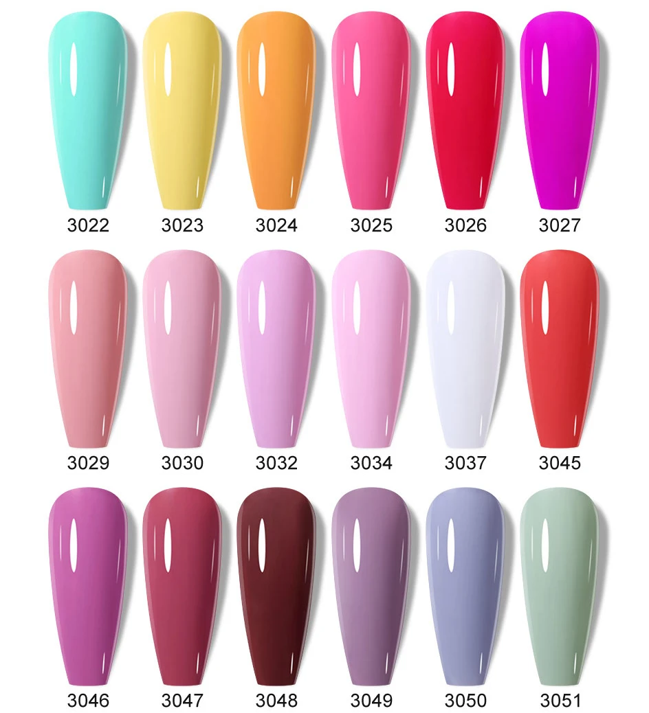 Clou Beaute HEMA TPO FREE Gel Nail Polish Semi-permanent Hybrid Black Red Color Gel Polish Nail Art UV Nail Enamels Varnish