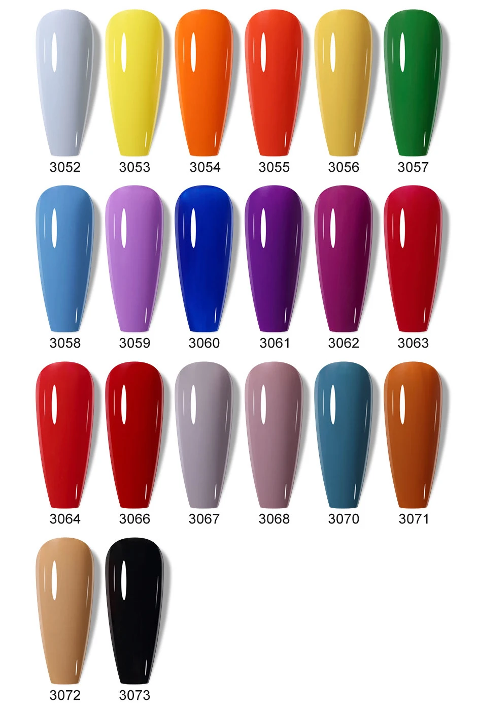 Clou Beaute HEMA TPO FREE Gel Nail Polish Semi-permanent Hybrid Black Red Color Gel Polish Nail Art UV Nail Enamels Varnish