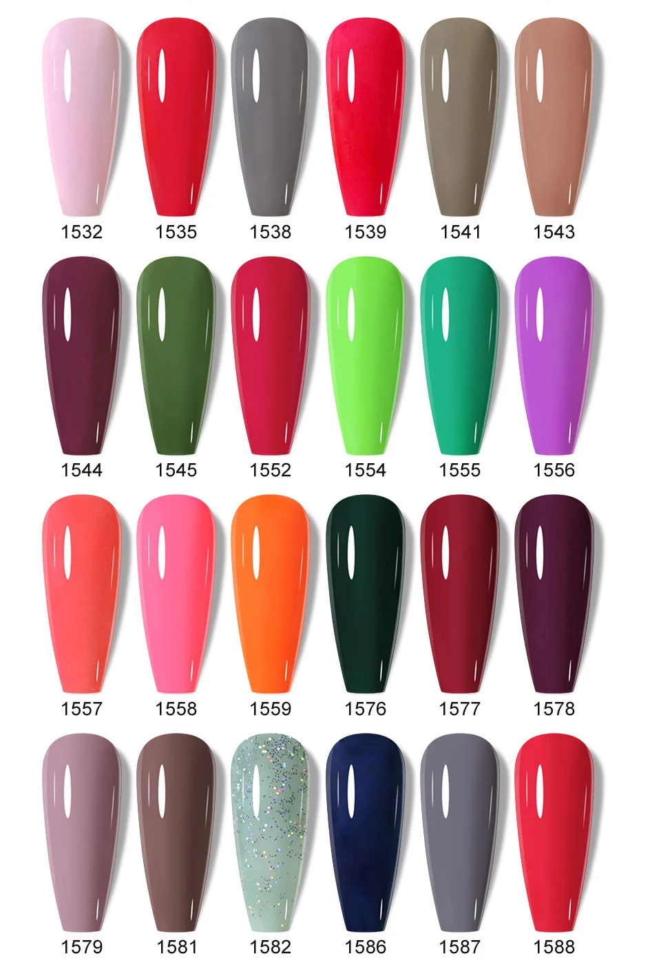 Clou Beaute HEMA TPO FREE Gel Nail Polish Semi-permanent Hybrid Black Red Color Gel Polish Nail Art UV Nail Enamels Varnish