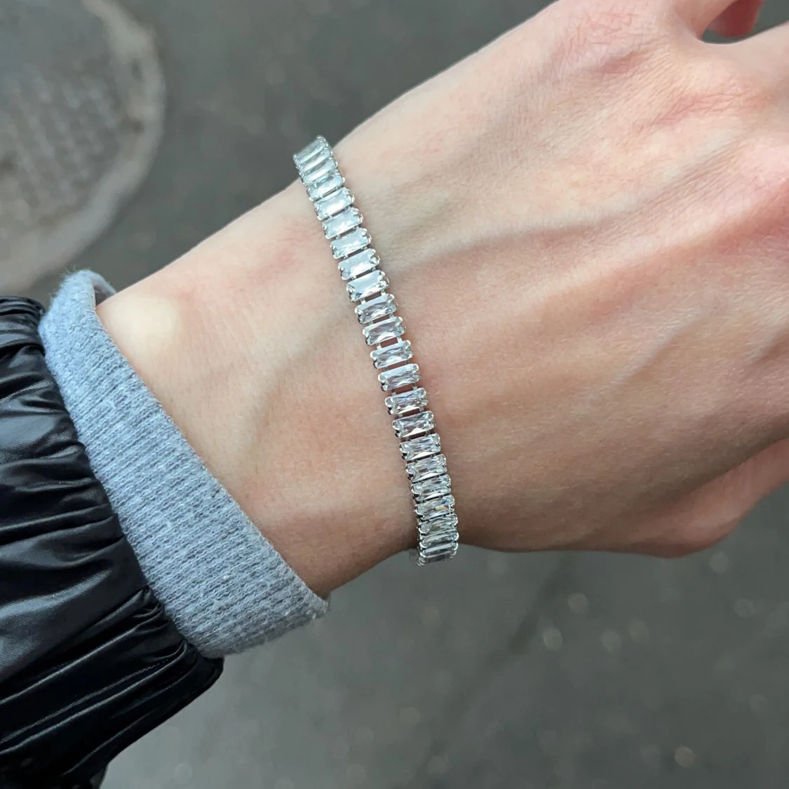Iced Out Zircon Tennis Bracelet For Women Luxury Crystal Bracelets Men's Hand Chain Hippie Trendy Accessories Jewelry Gifts H167